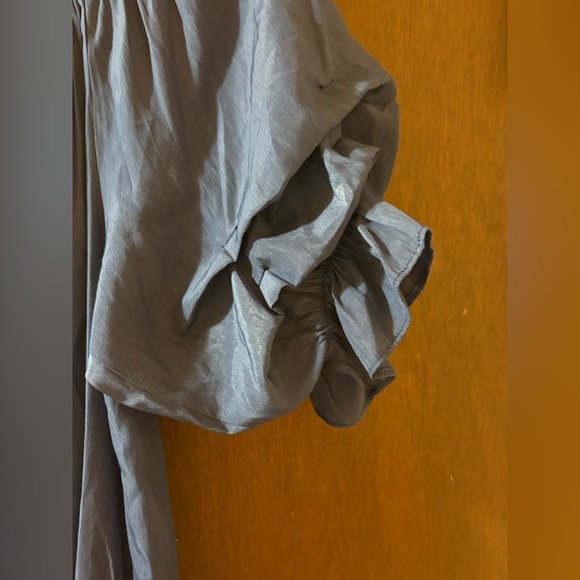 Mersea Tulum Blue Ruffle Dress - Picture 10 of 11